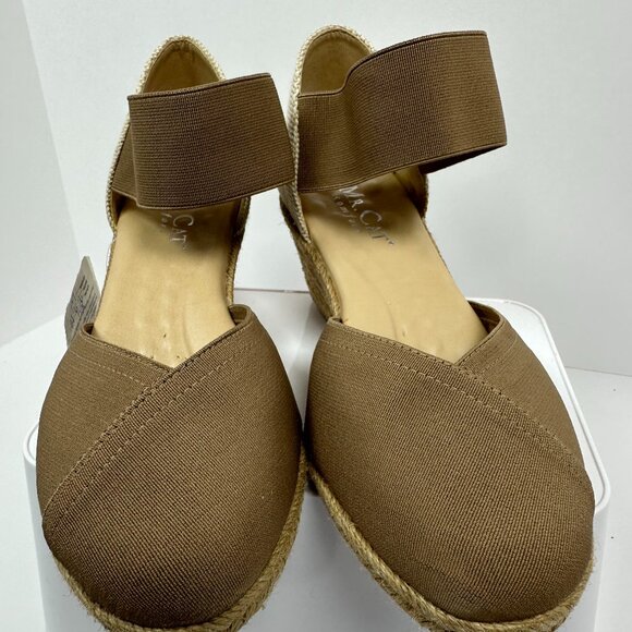 Brown Espadrille Wedge Sandals - Picture 4 of 10